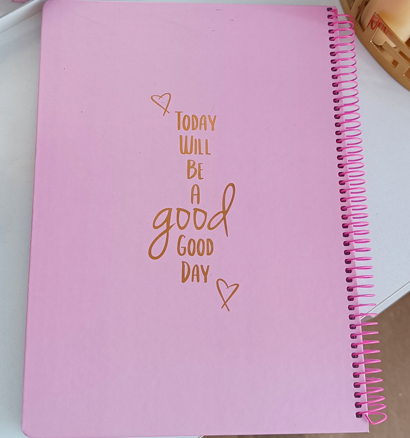 دفتر جلد سخت good day